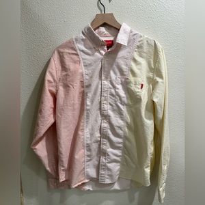 Supreme Oxford Orange Color Block Stripe L